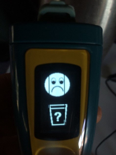 the ultra is trying to tell you something is wrong!