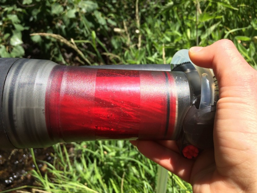 msr guardian purifier - the guardian's unique hollow fiber filter.