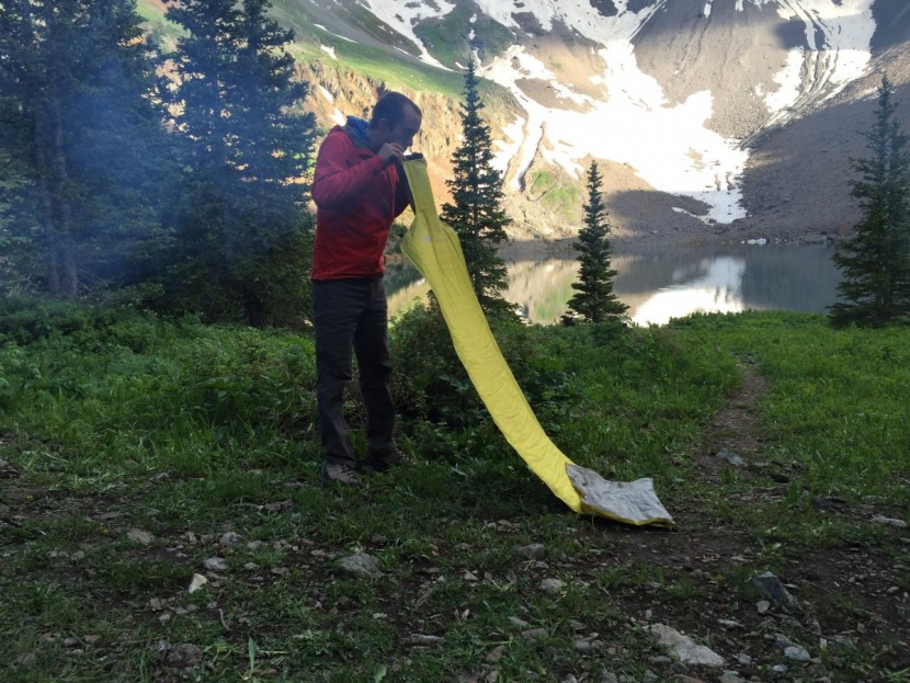 therm-a-rest neoair xlite max sv - a few well rehearsed puffs will inflate this pad to a comfortable...