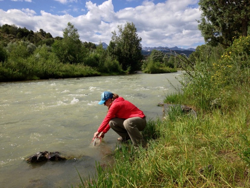 sometimes you need to fill up in a stream, lake, or river. here we...