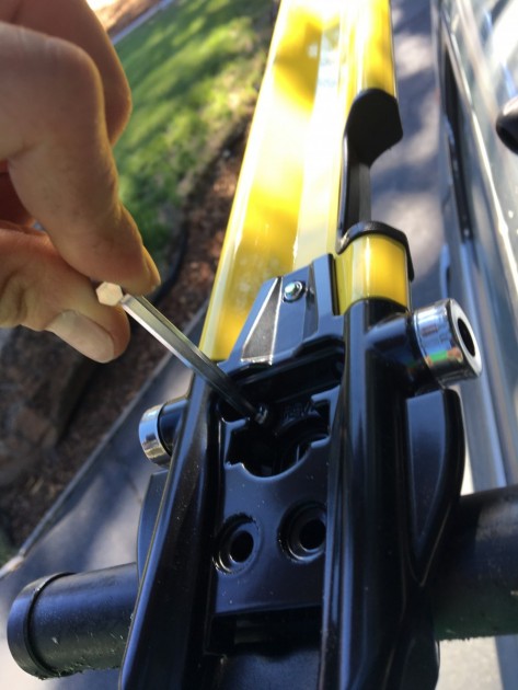 rockymounts jetline - the rockymounts jetline is secured to the vehicle with 2 hex bolts...