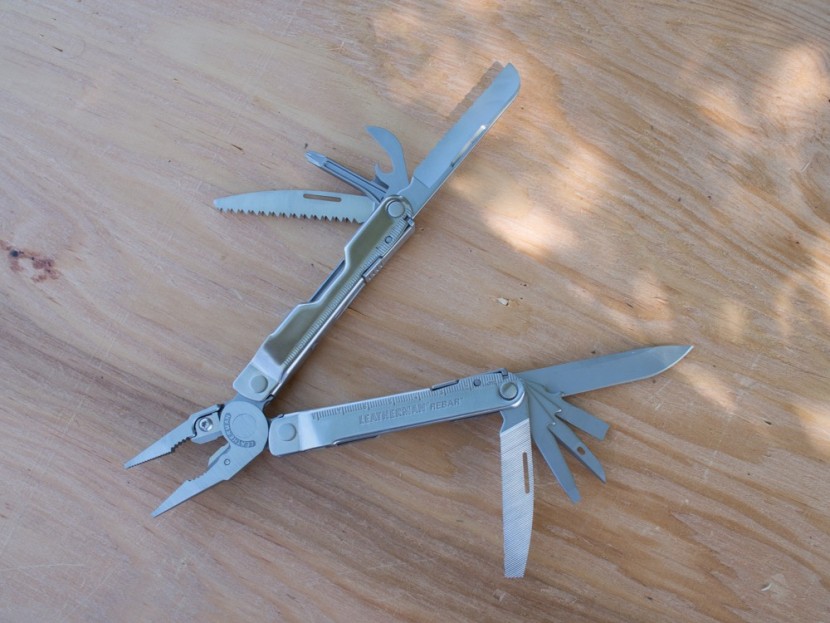 leatherman rebar - the rebar with all of its tools deployed. notably, all of these...