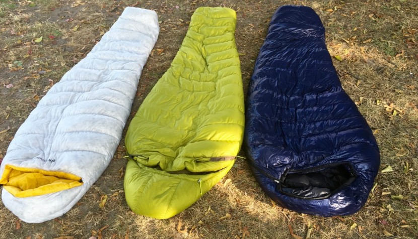 sea to summit spark iii - comparing the dimensions of three of the lightest bags in our...