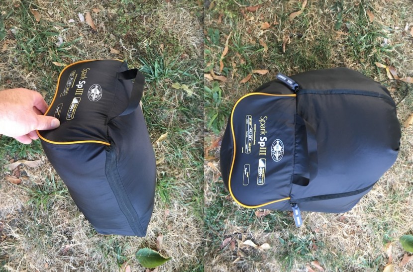 sea to summit spark iii - the slightly overthought spark iii storage sack. it has two...