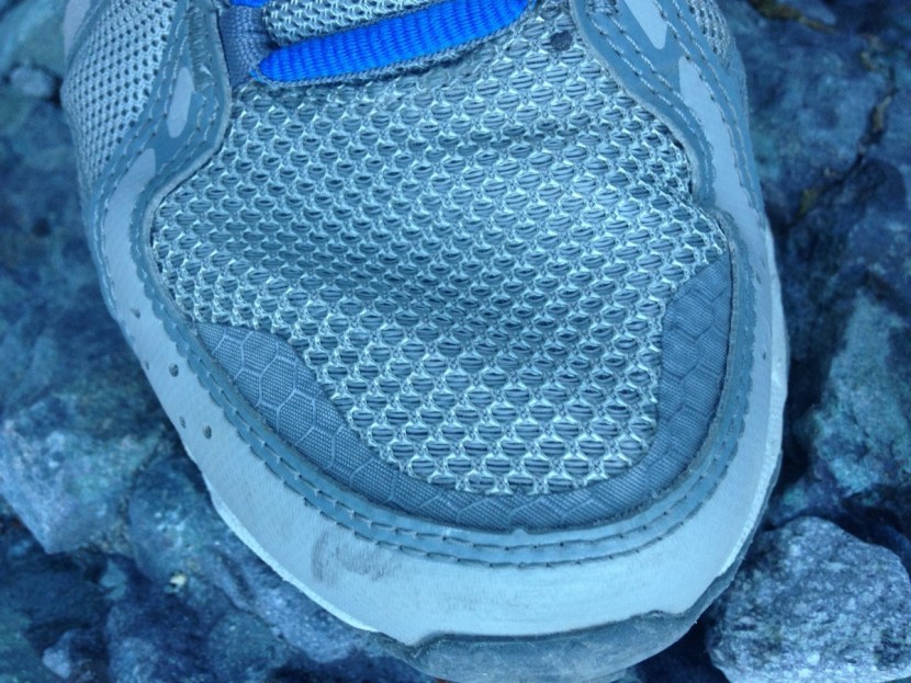 montrail bajada ii for women - the toe cap and cushion in this shoe provides decent protection from...