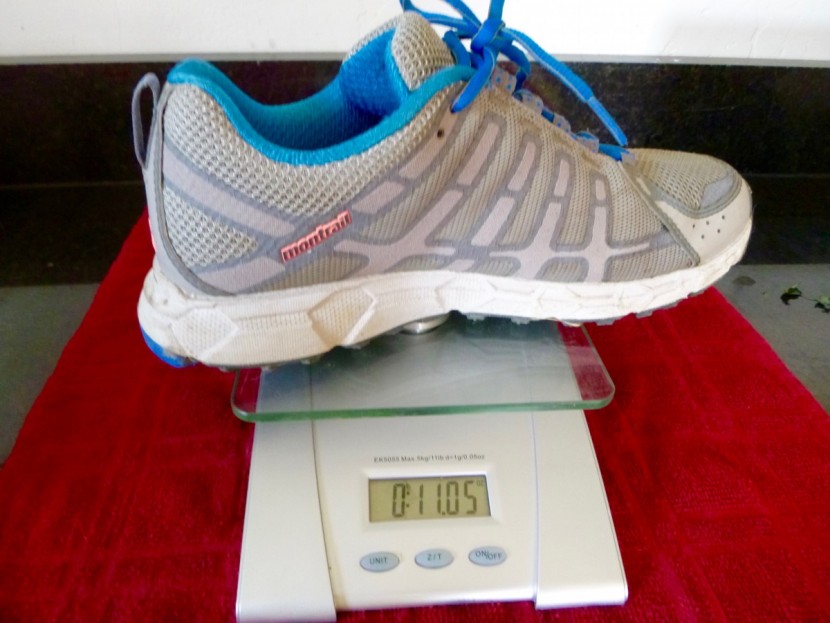 montrail bajada ii for women - weighing in at 11.05 oz, this shoe sits a little on the heavy side.