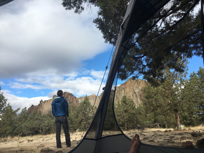 mountain hardwear optic 6 - the optic 6 allows for a nice, wide landscape view out the two...