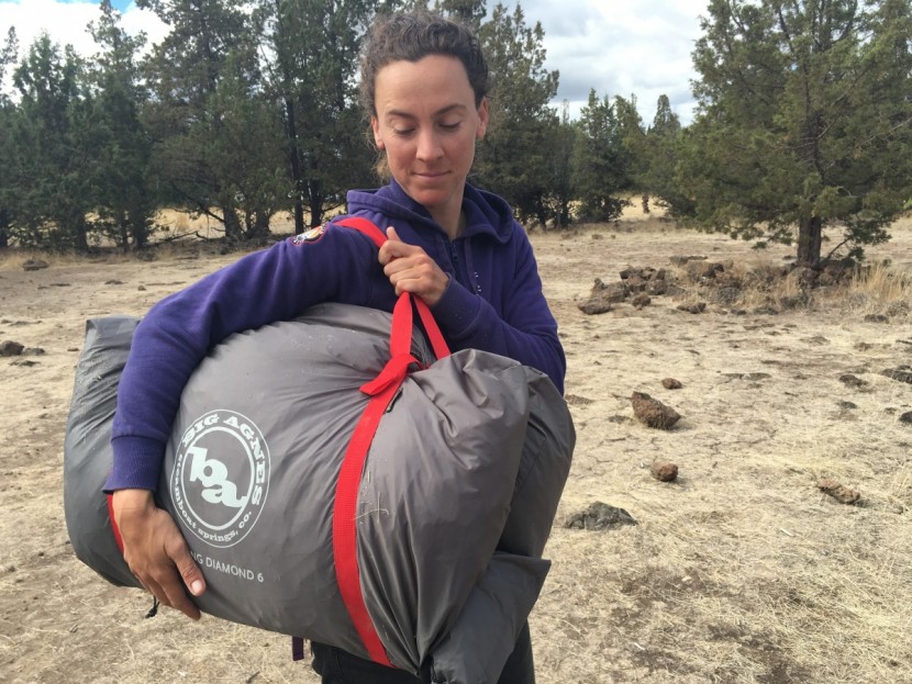 big agnes flying diamond 6 - the practical carrying case of the flying diamond 6.