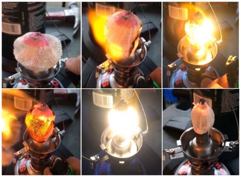 primus easylight - primus lantern initial mantle burn.