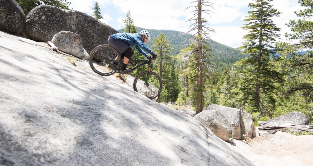 pivot mach 6 x01 2016 - sitting on the back tire is not a power position. but that's where...