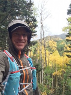 Testing the "light rain" protection of the Squamish Hoody while out fo...