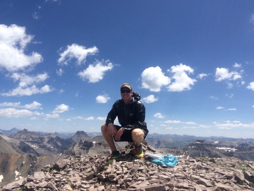 mountain hardwear ghost lite - the ghost lite jacket on top of dallas peak in the san juan...