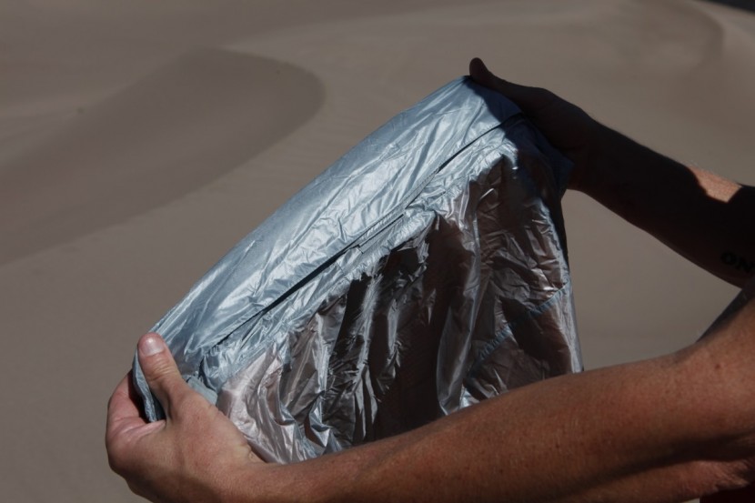 mountain hardwear ghost lite pro - a nice feature of the ghost lite pro is how it stows the hood inside...