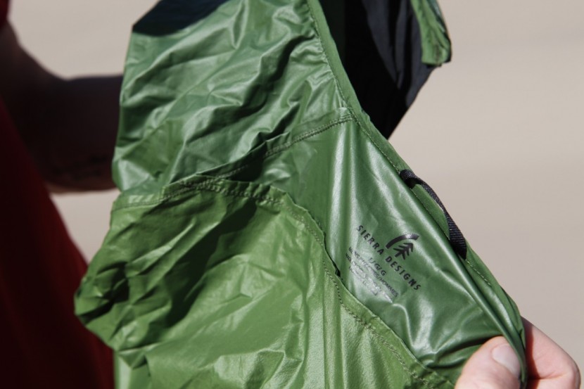 sierra designs exhale windshell - the inside of the shoulders and neck of the exhale windshirt are...