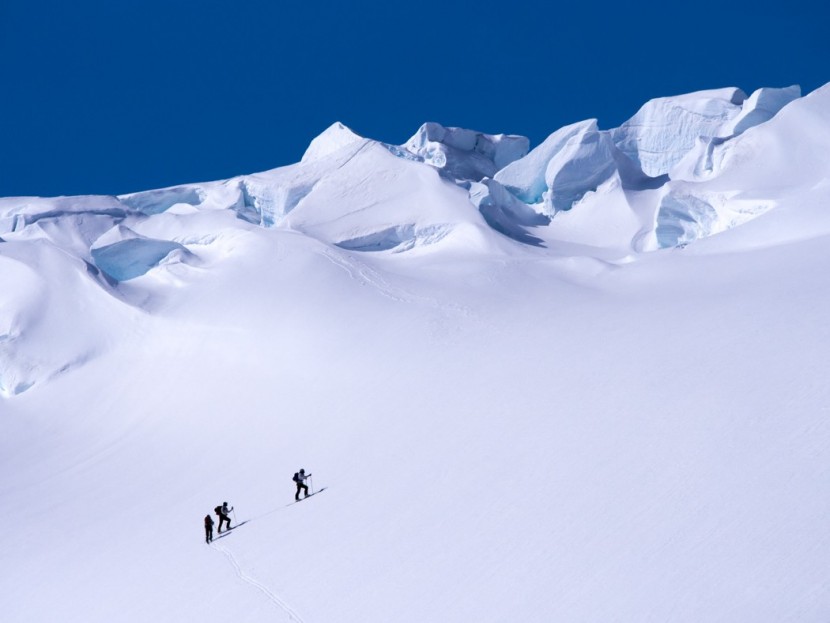 k2 wayback 104 - skinning in the chugach. the weight of the coomback is a little more...