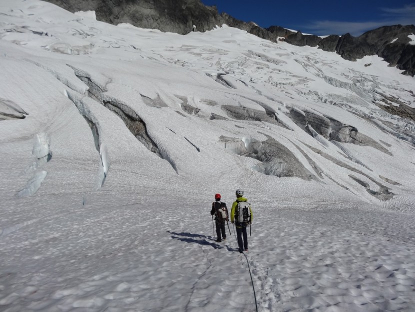 petzl attache - on long glacial approaches like those found in the north cascades...