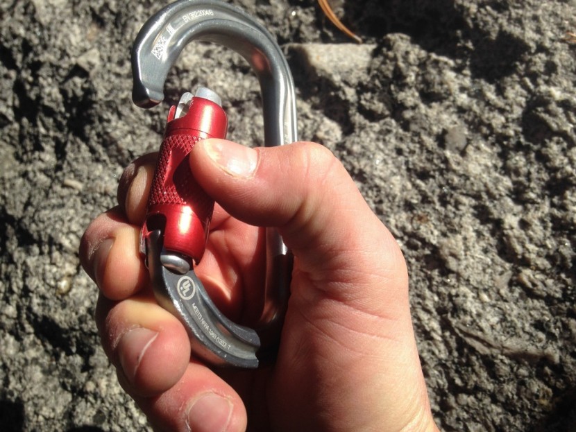 petzl am'd twist-lock - the twist lock works well for right-handed users, thanks to the...