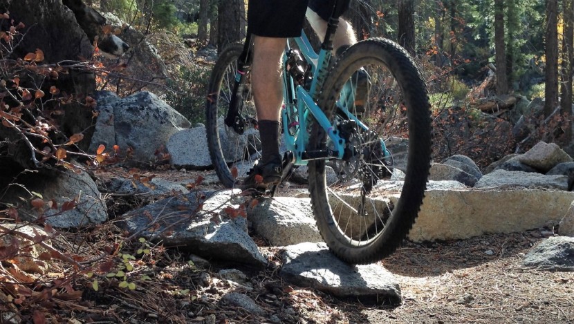 schwalbe rock razor 2.35 pacestar evo - small tread = big grip.  the rock razor cuts a smooth line up...