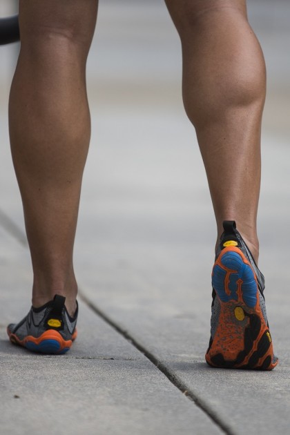 vibram v-run - the well-placed landing pads on the vibram fivefingers v-run help...