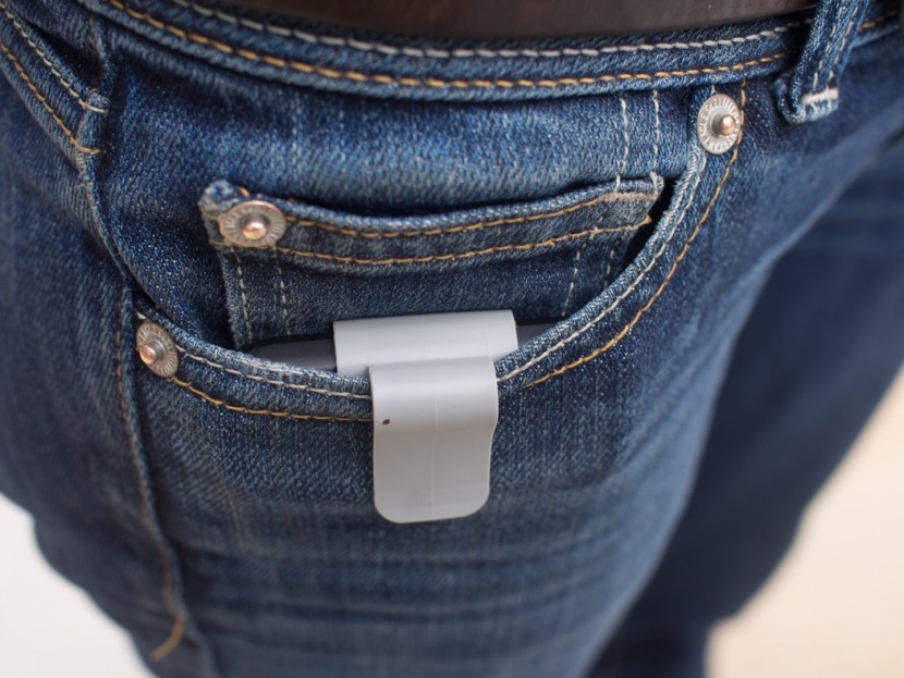 omron alvita optimized - the omron, inside a tight jeans pocket. it is a little bulky for...