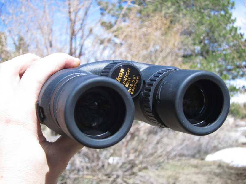 nikon monarch 5 8x56 - the comfortable rubber eyecups on the monarch 5. some testers felt...
