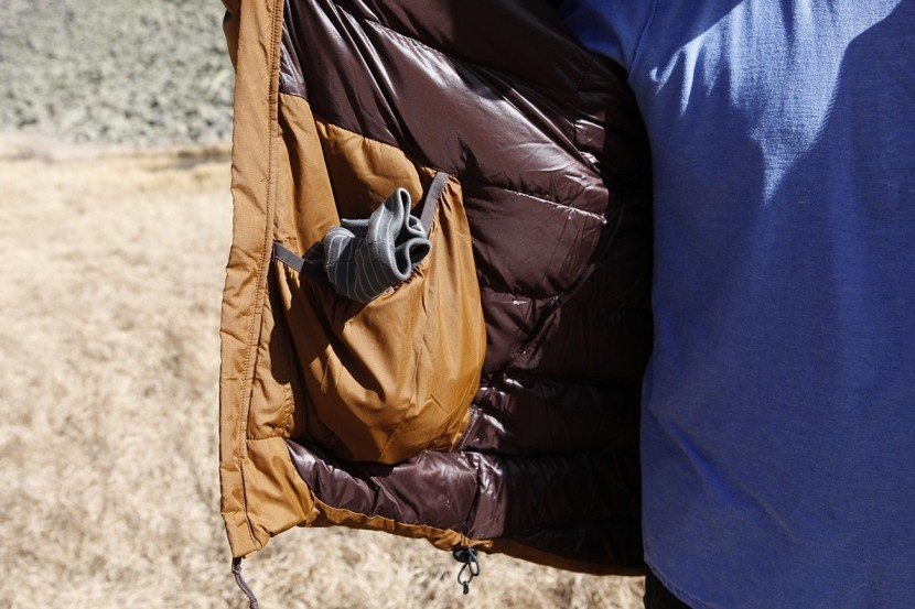 arc'teryx thorium sv hoody - the internal stash pocket is one of our favorite features for a down...