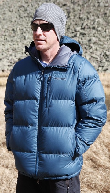 marmot guides down hoody - the maximum puff is obvious, and the jacket easily followed through...
