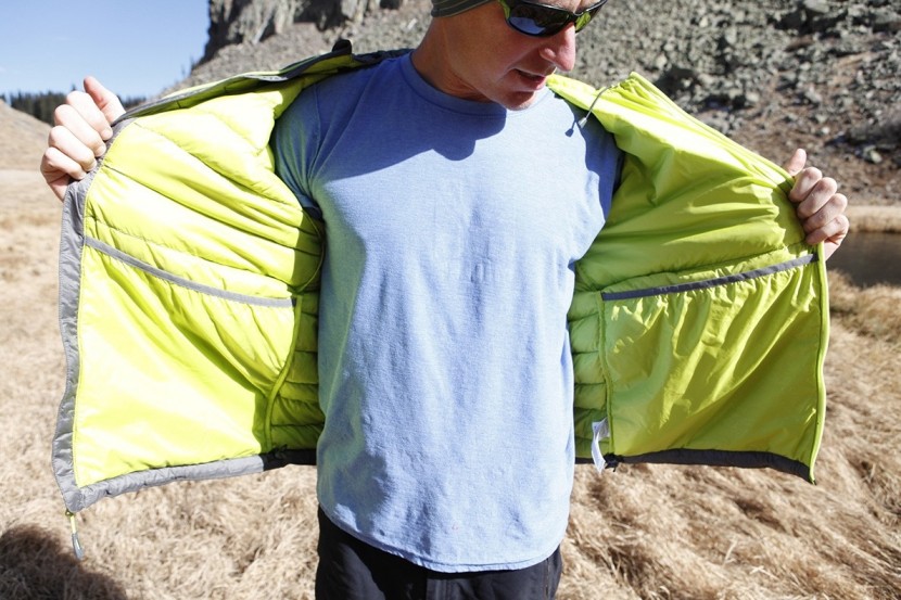 outdoor research transcendent hoody - two stash pockets that are huge! we can't say enough how awesome...
