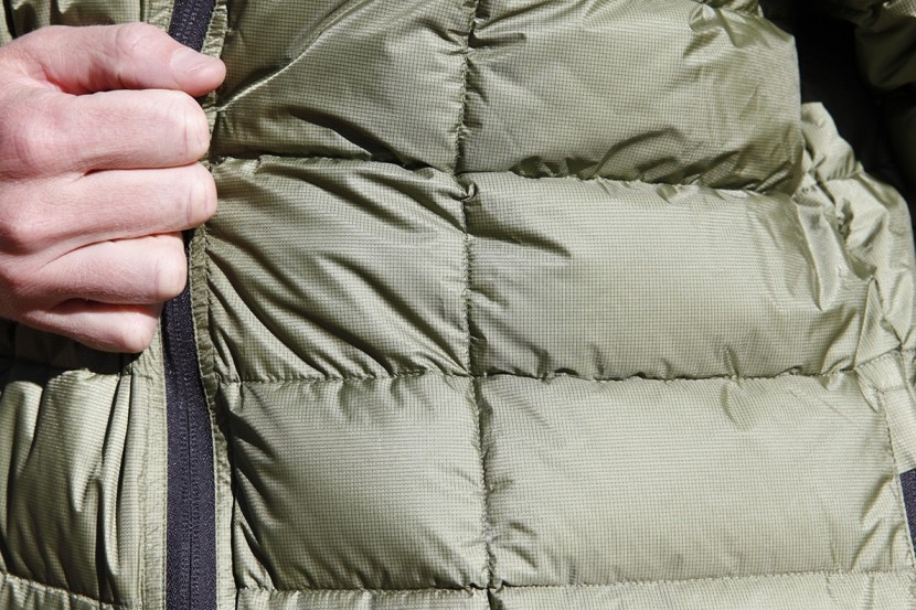 western mountaineering flash xr - the quilted pattern on the flash xr meant that the down has little...