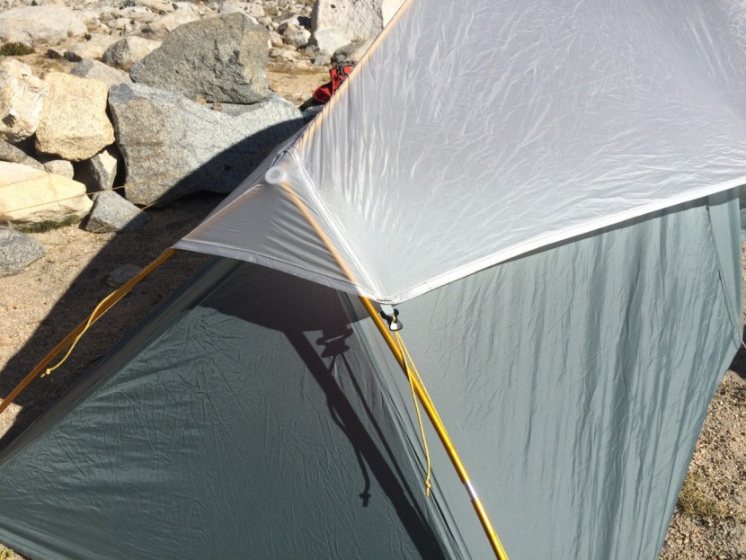 mountain hardwear ghost ul 2 - the ghost's fly sits unnervingly high on the frame, but the body's...