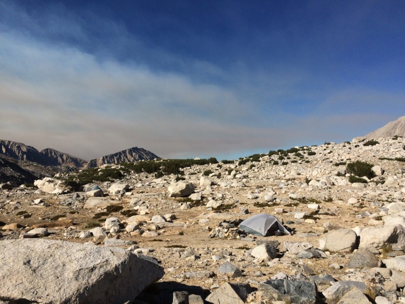 mountain hardwear ghost ul 2 - the ghost's color blends in with its alpine surroundings.