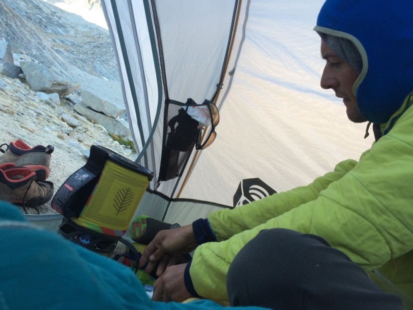 mountain hardwear ghost ul 2 - there is more head room in the ghost than the fly creek, we were...