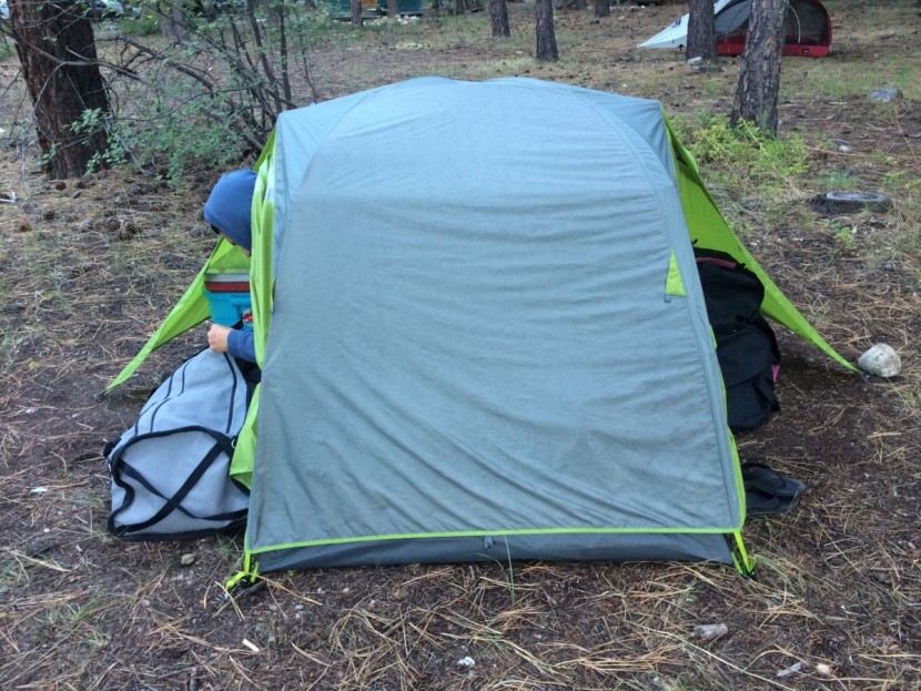 kelty tn 2 - we were able to stash a lot of gear in the tn2 and keep it dry.