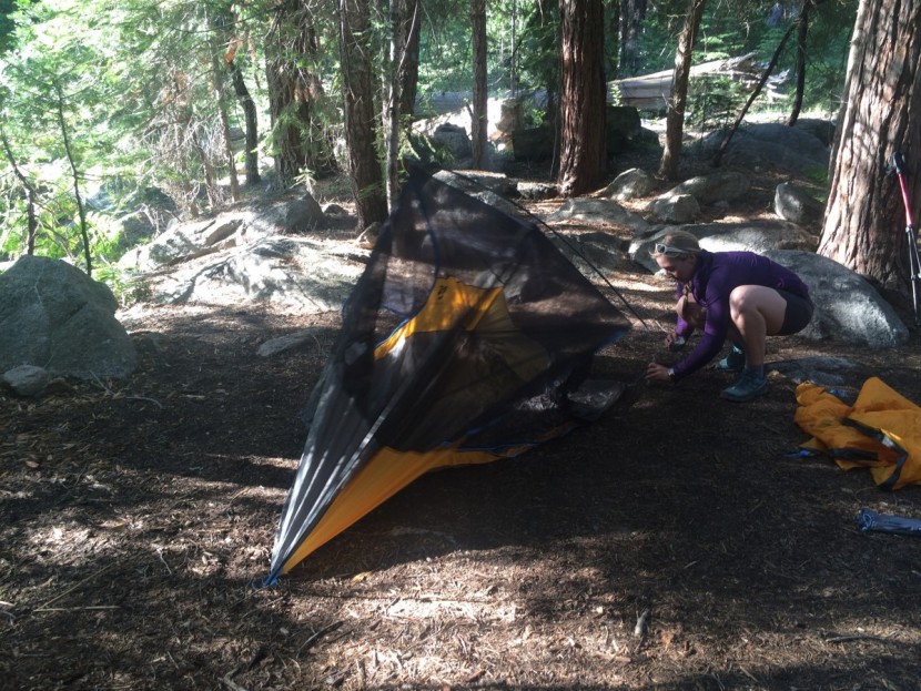 nemo blaze 2p ultralight - it took us a while to figure out that it is better to stake out all...