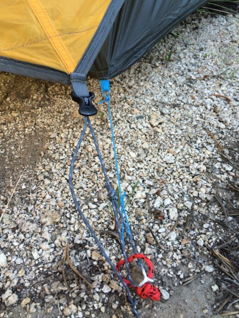 nemo blaze 2p ultralight - although these points share the same stake, there is a convenient...