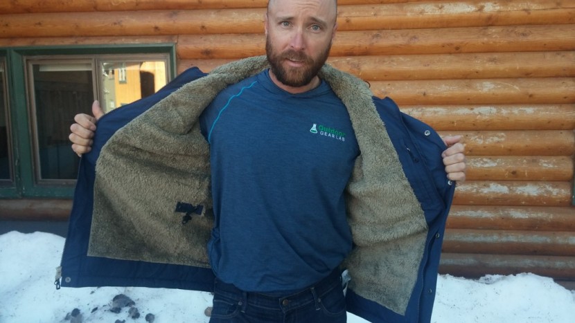 patagonia isthmus parka - the fleece pile lining of the isthmus is durable, warm enough for...