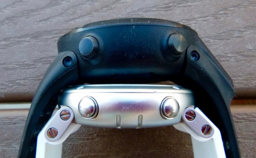 a look at the profiles of two suunto watches. the lower watch is the...