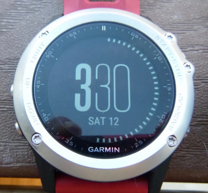 garmin fenix 3 - we love the large font and the options to change the watch from the...