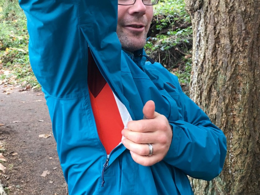 the north face venture 2 - the venture 2 features average length pit zips which were similar to...