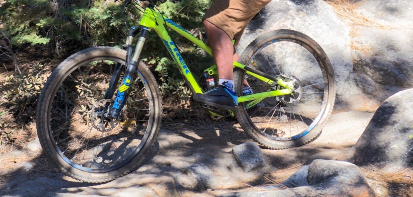 shimano am7 - keeping those heels down made for a solid connection to the pedals.