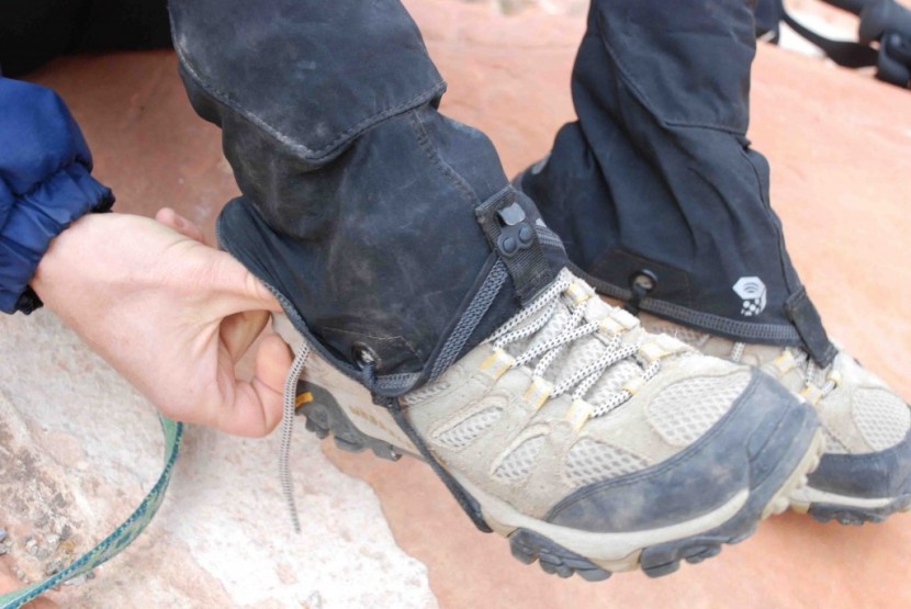 mountain hardwear scree - while the shoelace straps probably won't last long, the grommet...