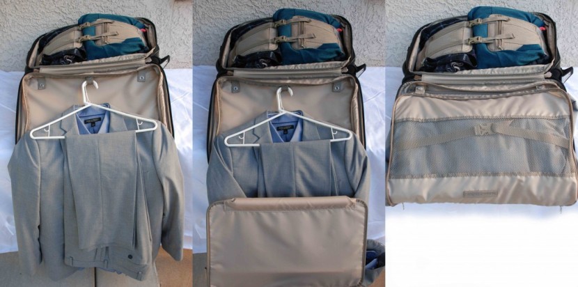 travelpro platinum magna 2 - the folding integrated suiter is perfect for business or wedding...