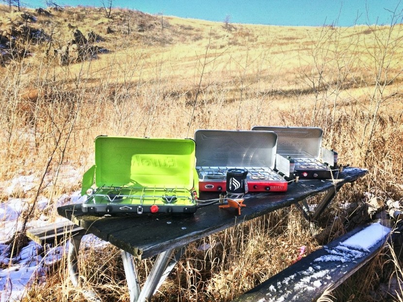 eureka spire lx - some of our top contenders getting ready for a breakfast cook-off.