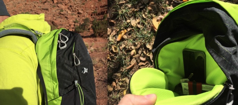 gregory salvo 24 - as you can see, the front stash pocket is generously sized. the...