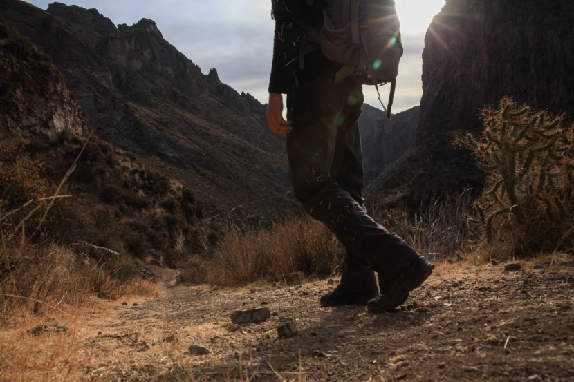 lowa tiago gtx mid - we were happy to have these boots underfoot when hiking with light...