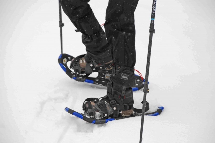 rei alpine light - snowshoeing on a stormy day - these gaiters kept the snow out of our...