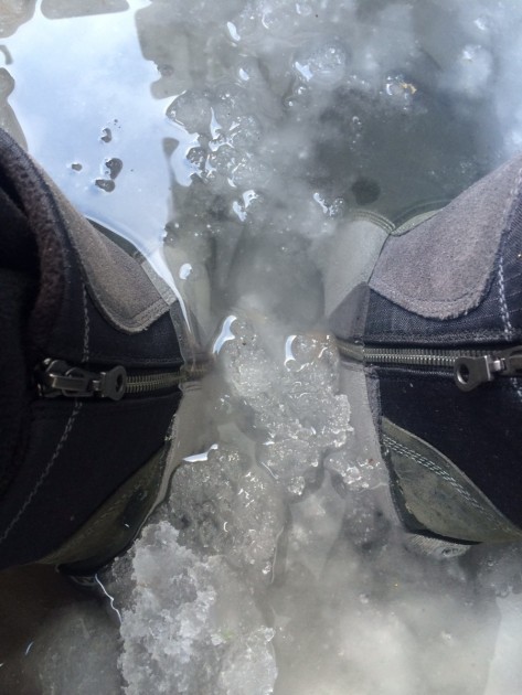 merrell polarand rove zip - the rest of the polarand rove zip wp boots were fully water proof...