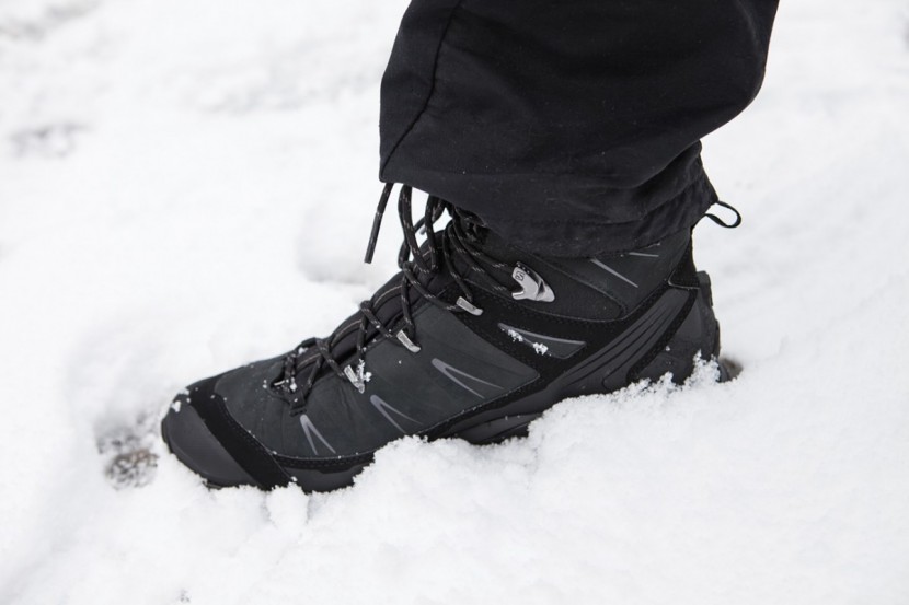 salomon x ultra winter cs - the x ultra winter cs wp is a low profile winter hiking boot that is...