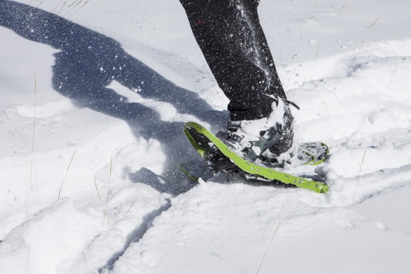 salomon x ultra winter cs - snowshoeing requires good boots, as your foot is wallowing in the...