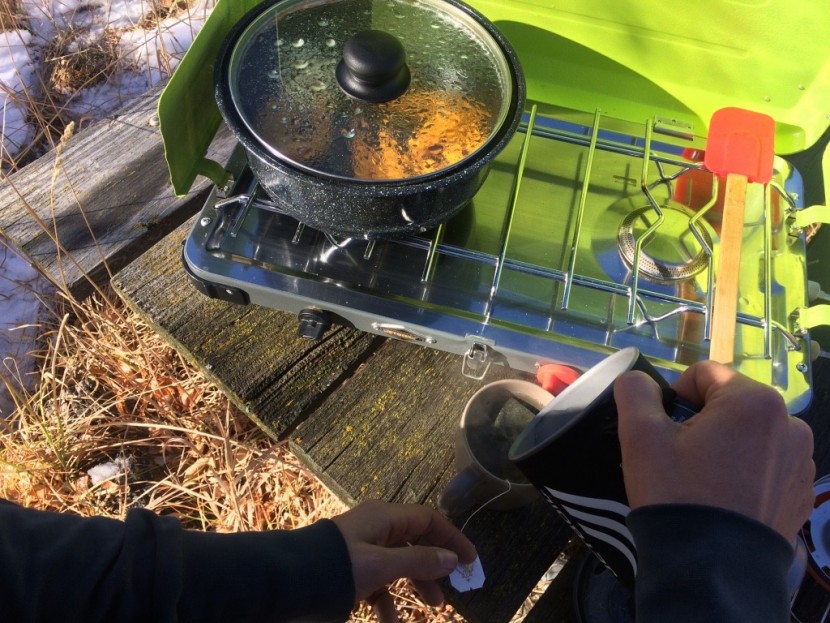 eureka spire lx - despite the low btus, this stove cooked most things very quickly.